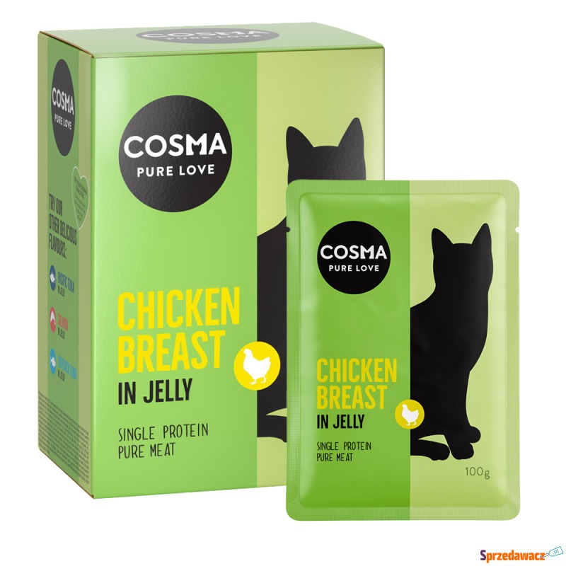Cosma Original, saszetki, 6 x 100 g - Pierś z... - Karmy dla kotów - Szczecinek