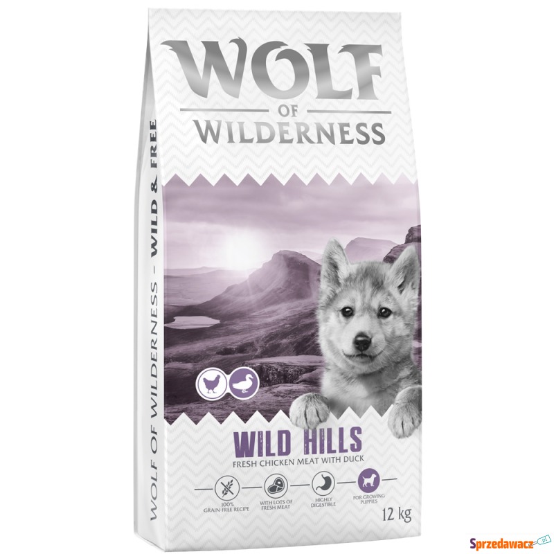 Wolf of Wilderness Junior "Wild Hills" (bez z... - Karmy dla psów - Gorzów Wielkopolski