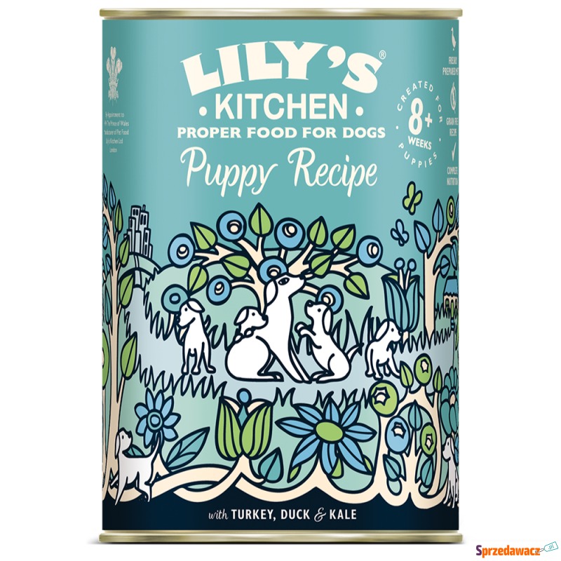 Lily's Kitchen Puppy, 6 x 400 g - Indyk i kaczka - Karmy dla psów - Gdańsk