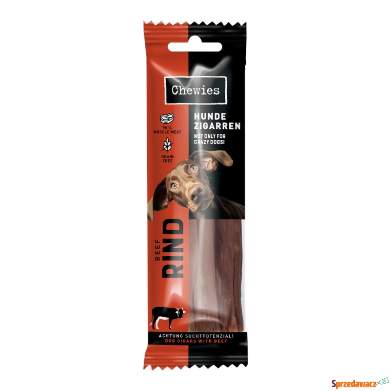 Chewies cygara dla psów - Wołowina, 3 x 75 g - Przysmaki dla psów - Kielce