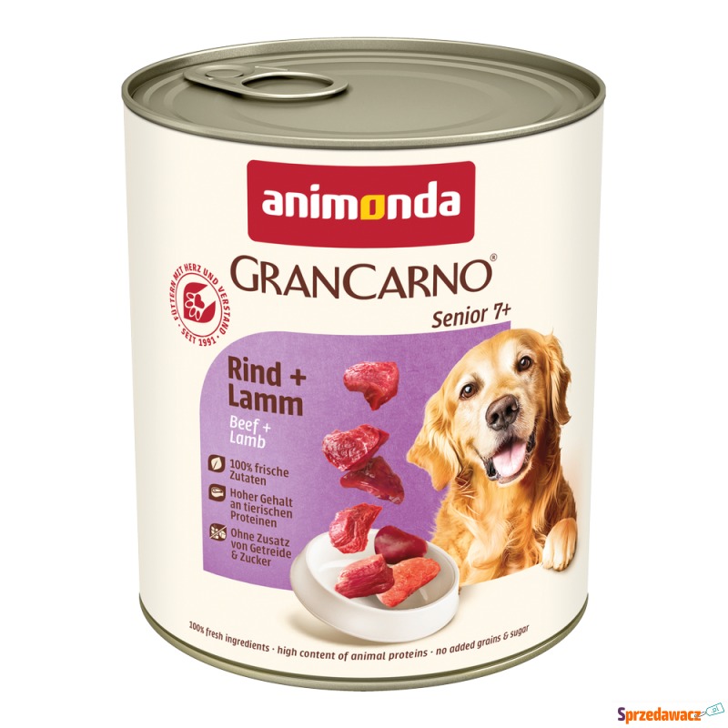 animonda GranCarno Original Senior, 6 x 800 g... - Karmy dla psów - Kraków