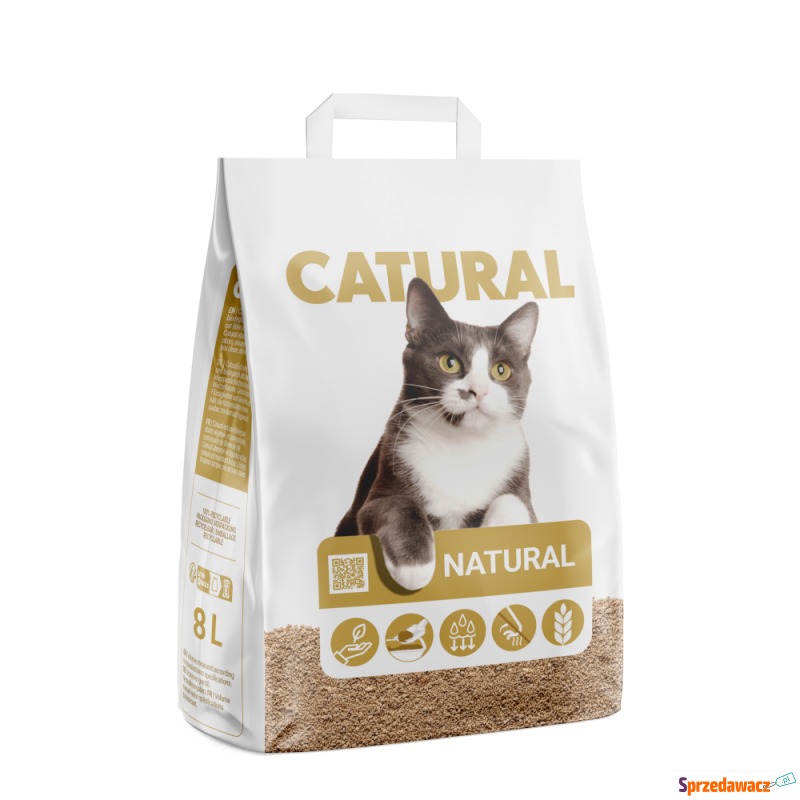 Catural Natural żwirek dla kota - 8 l - Żwirki do kuwety - Koszalin