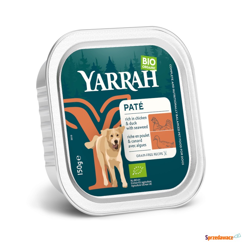 Yarrah Bio Paté, 12 x 150 g - Biokurczak z bi... - Karmy dla psów - Wrocław