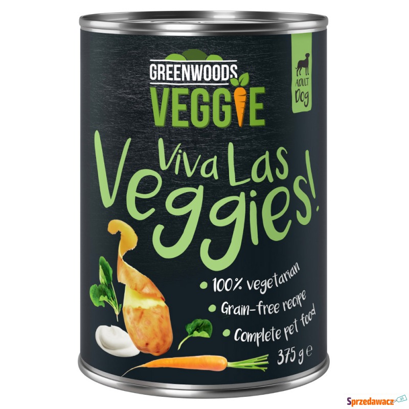 Greenwoods Veggie, jogurt z ziemniakami, marc... - Karmy dla psów - Kalisz