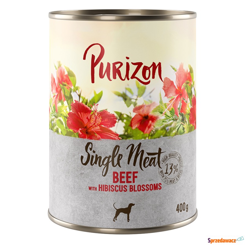 Pakiet Purizon Single Meat, 24 x 400 g - Wołowina... - Karmy dla psów - Elbląg
