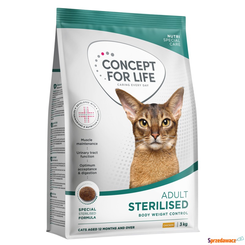 Concept for Life Sterilised Cats, kurczak - N... - Karmy dla kotów - Gdynia