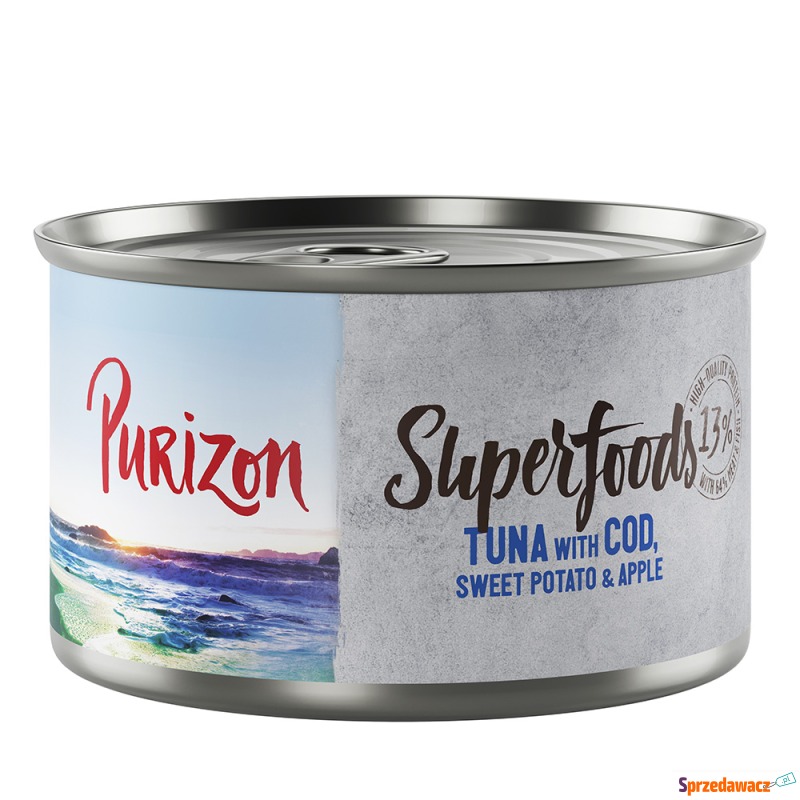 Purizon Superfoods, 12 x 140 g - Tuńczyk z do... - Karmy dla psów - Wrocław