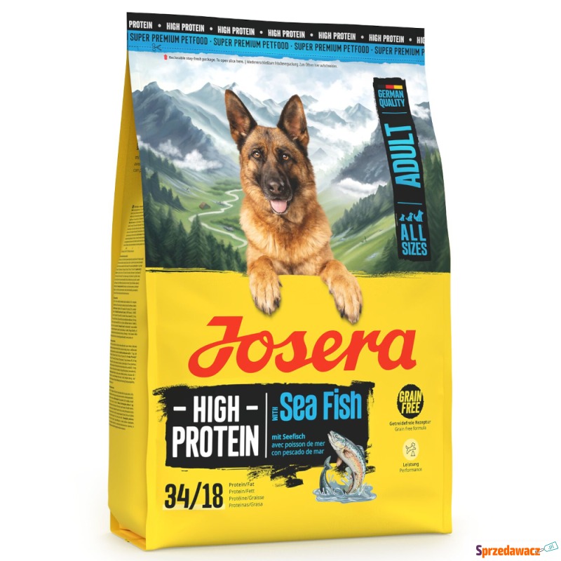 Josera High Protein Adult, ryba morska - 3 kg - Karmy dla psów - Płock