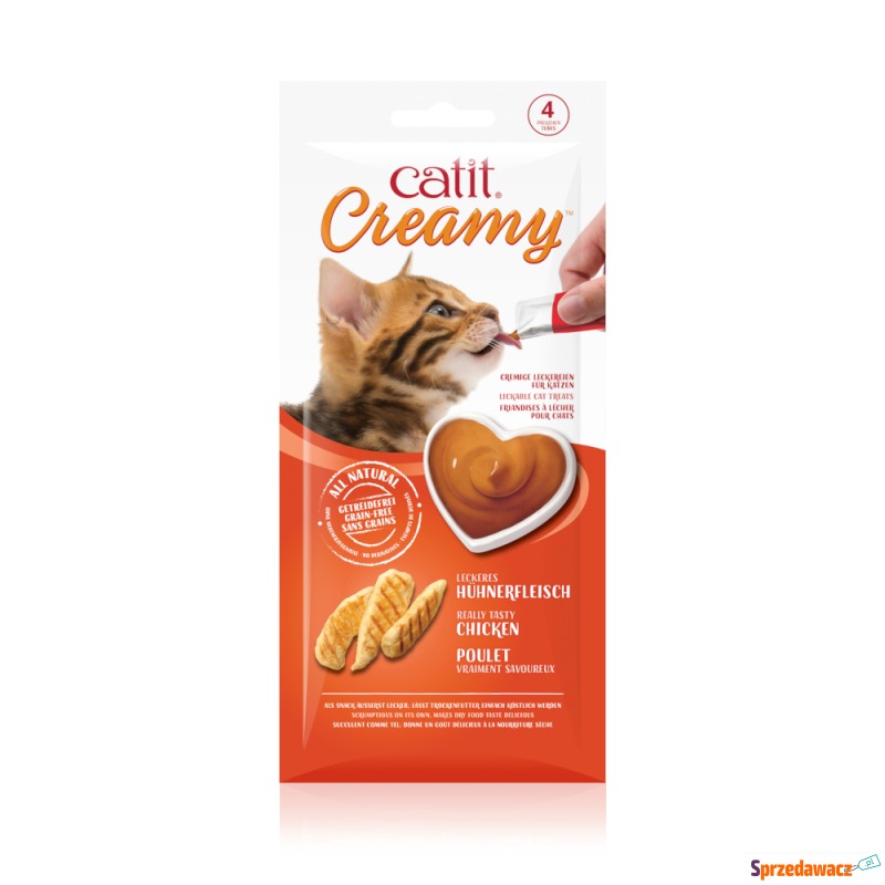 Catit Creamy, 4 x 10 g - Kurczak
