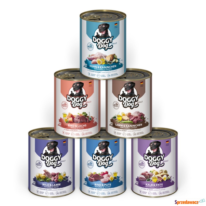 DOGGY Dog Adult 6 x 800 g - Pakiet...