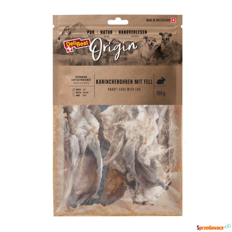 DeliBest Origin królicze uszy z...