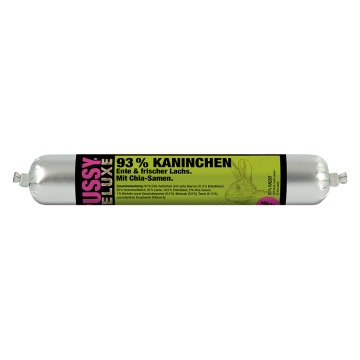 Pussy Deluxe w galarecie lub musie, 33 x 100 g - Galareta: królik, kaczka i świeży łosoś