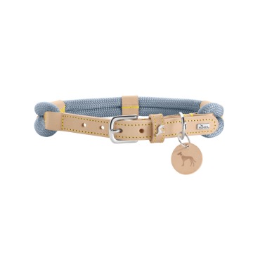 HUNTER obroża Malia, niebieska - Rozmiar 65/L: 50 - 59 cm obwodu szyi