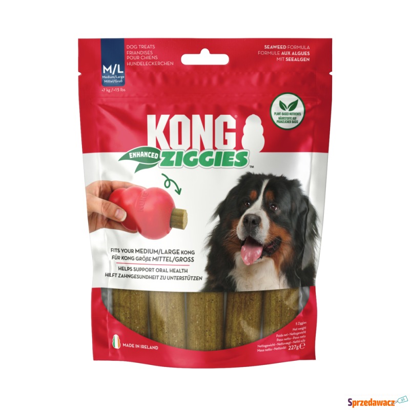 KONG Ziggies Enhanced - Rozmiar M/L: dla średnich... - Przysmaki dla psów - Radom