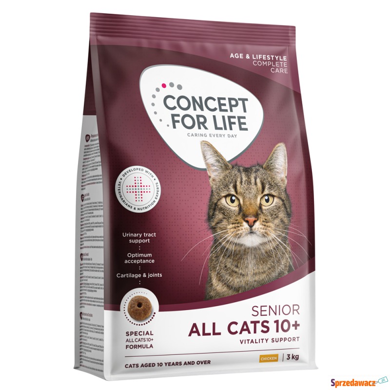 Concept for Life All Cats 10+ - NOWOŚĆ: 3 kg - Karmy dla kotów - Katowice