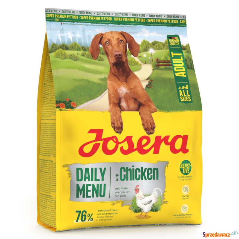 Josera Daily Menu Adult, kurczak - 900 g - Karmy dla psów - Krotoszyn