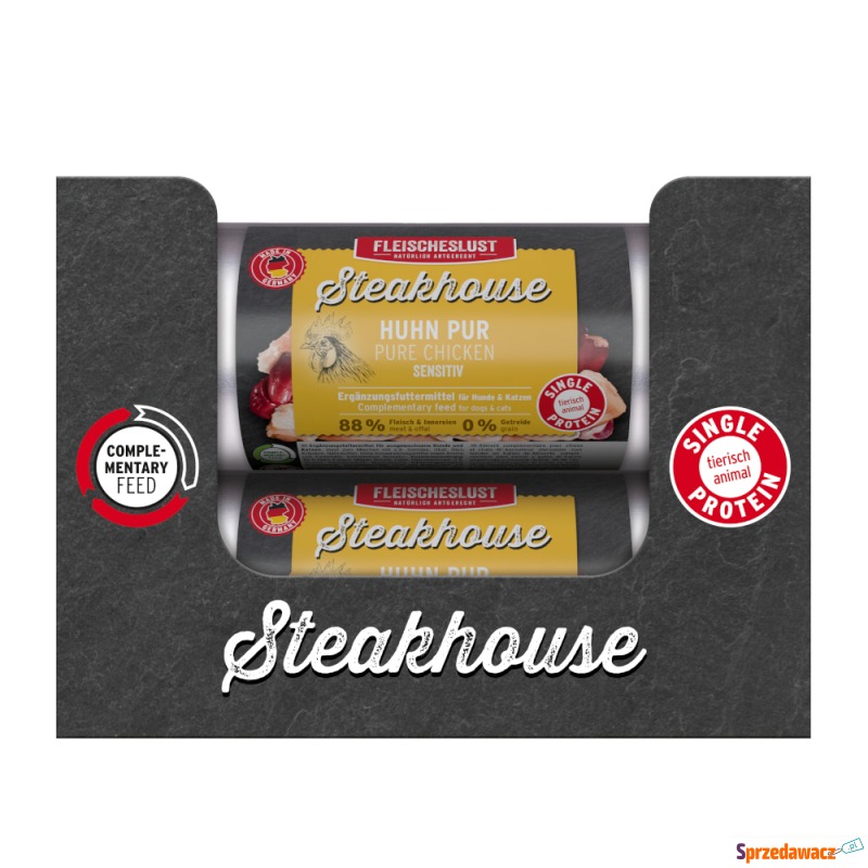 Fleischeslust Steakhouse Sensitive, 12 x 500 g... - Karmy dla psów - Warszawa