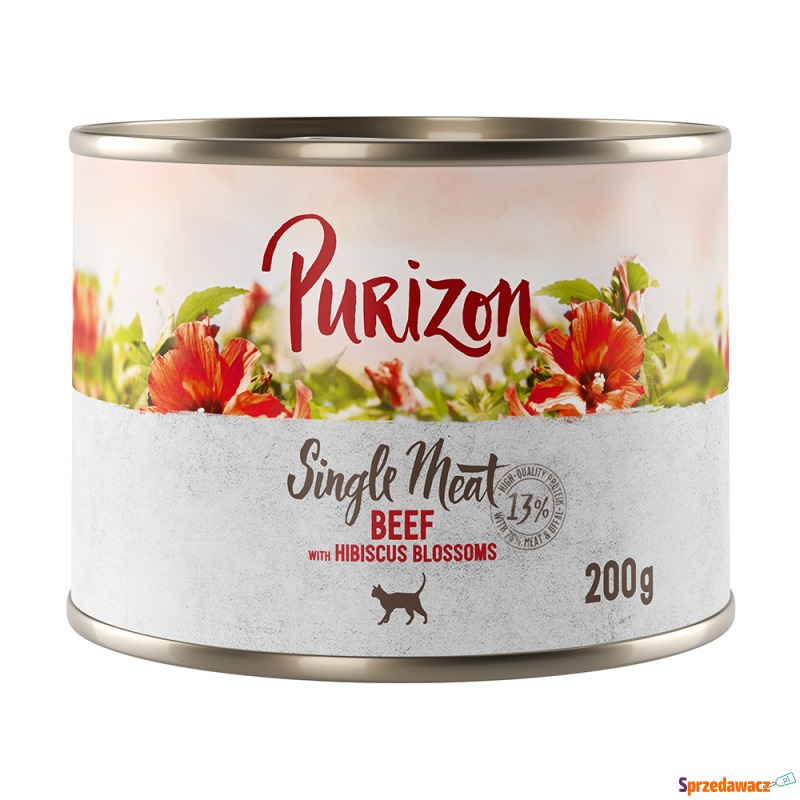Purizon Single Meat, 12 x 200 g - Wołowina z... - Karmy dla kotów - Jelenia Góra