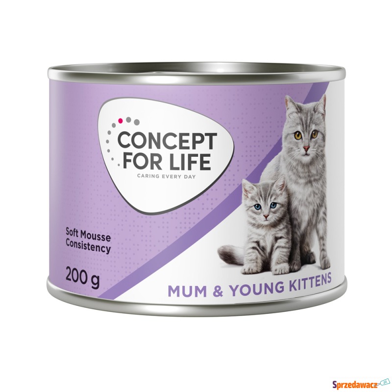 Concept for Life Mum & Young Kittens w musie -... - Karmy dla kotów - Opole