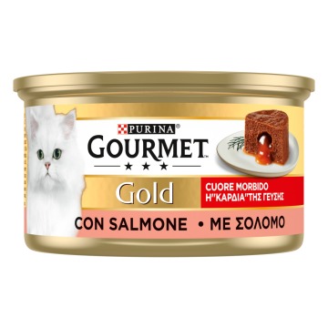Korzystny pakiet Gourmet Gold Melting Heart, 48 x 85 g - Łosoś