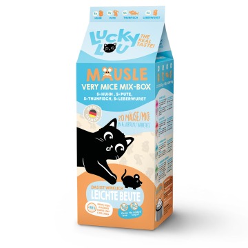Pakiet mieszany Lucky Lou Mausle - 20 x 28 g Mix Selection (4 smaki)