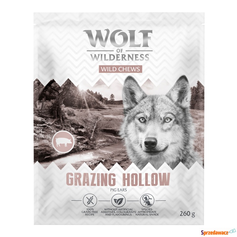 Wolf of Wilderness uszy wieprzowe "Grazing hollow"... - Przysmaki dla psów - Radom
