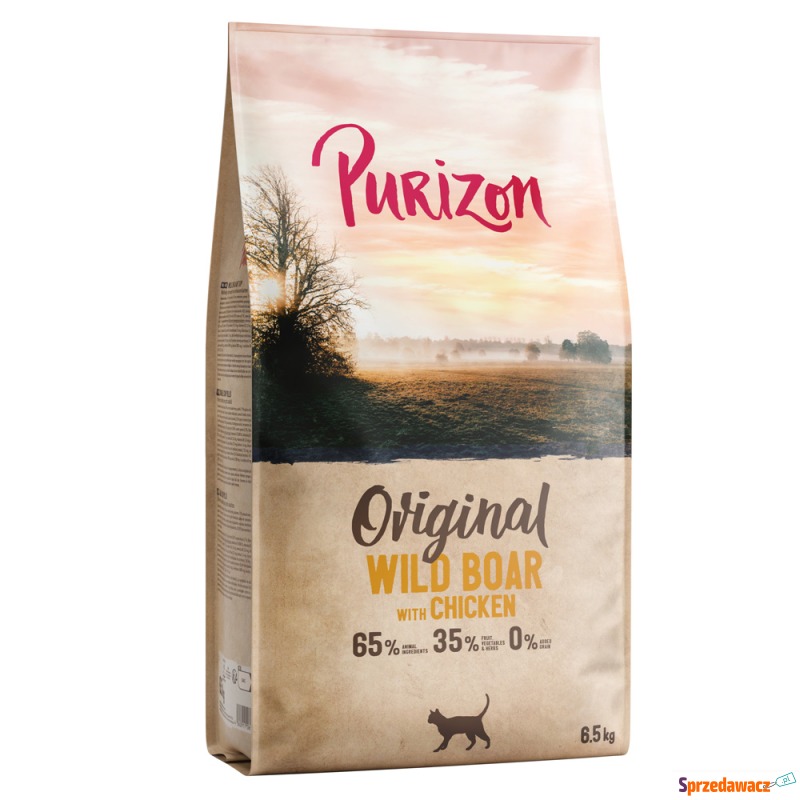 Purizon Original dzik z kurczakiem - bez zbóż... - Karmy dla kotów - Lublin