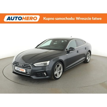 Audi A5 - S-Line S-tronic półskóra virtual navi kamera hak ACC climatronic