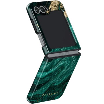 Etui Burga Emerald Pool Tough do Galaxy Z Flip7 FE / Z Flip6, wielokolorowy morski
