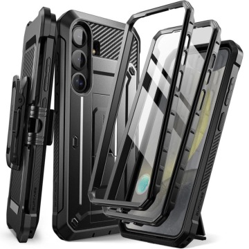 Etui pancerne Supcase UB Pro SP+noSP do Galaxy S25 Plus, czarne
