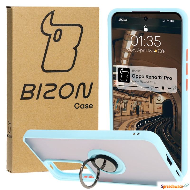 Etui z uchwytem na palec Bizon Case Hybrid Ring... - Etui na smartfony - Boguszów-Gorce