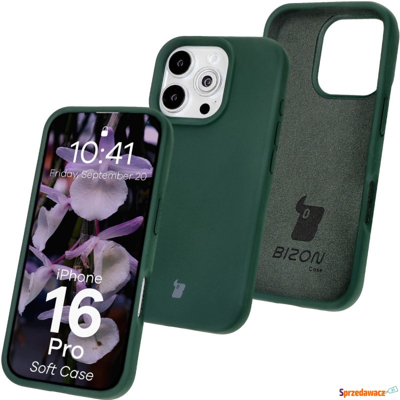 Silikonowe etui Bizon Soft Case do iPhone 16 Pro,... - Etui na smartfony - Przemyśl