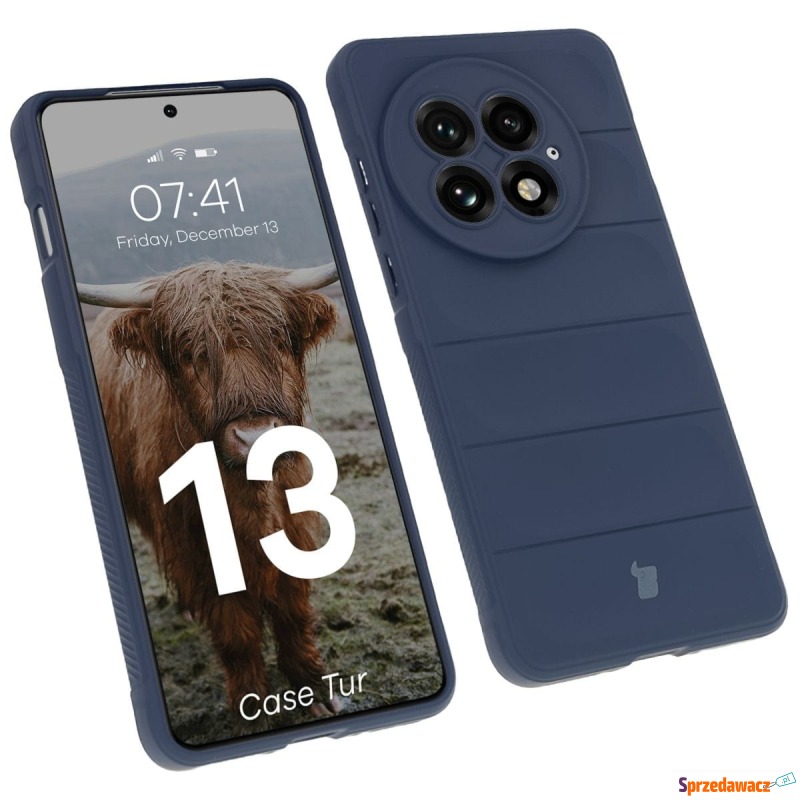 Pancerne etui Bizon Case Tur do OnePlus 13, granatowe - Etui na smartfony - Zgierz