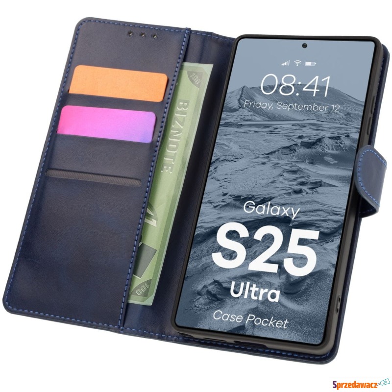 Etui z klapką Bizon Case Pocket do Galaxy S25... - Etui na smartfony - Ruda Śląska