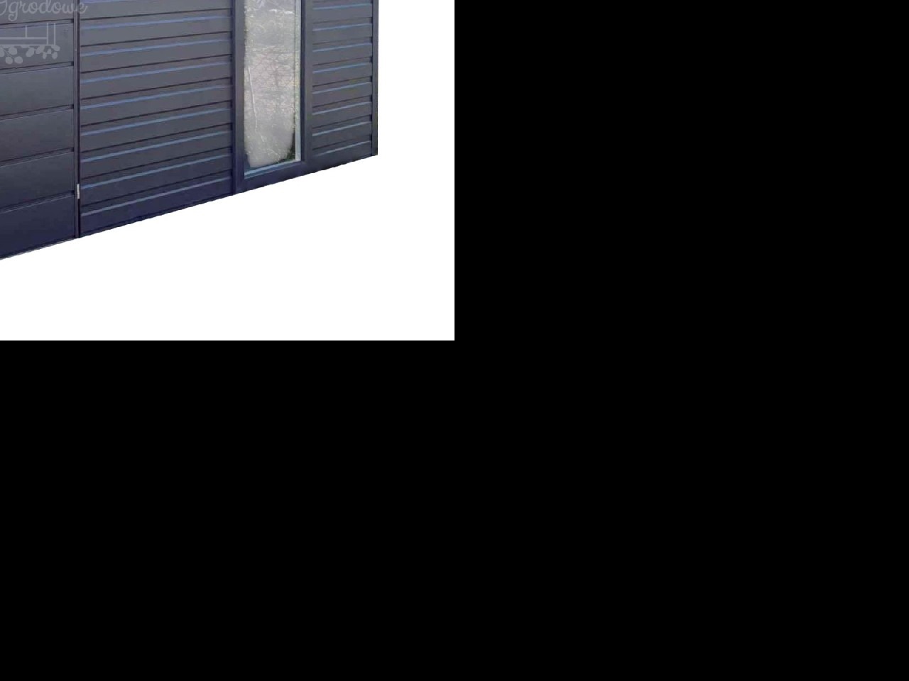 Schowek - Domek 3,5x2m - drzwi...