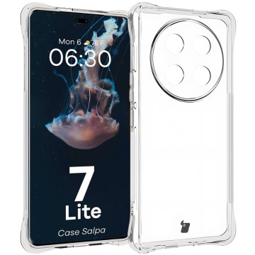 Elastyczne etui Bizon Case Salpa do Honor Magic7 Lite, przezroczyste