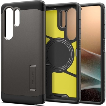 Etui Spigen Tough Armor Mag do MagSafe do Galaxy S25 Ultra, stalowe
