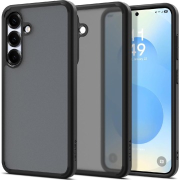 Etui Spigen Ultra Hybrid do Galaxy S25, półprzezroczysto-czarne