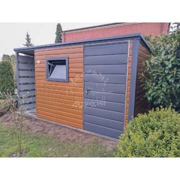 Schowek - domek ogrodowy 2,5x2m + wiata 0,5m ... - Altany, domki, namioty - Morąg - zdjęcie 3