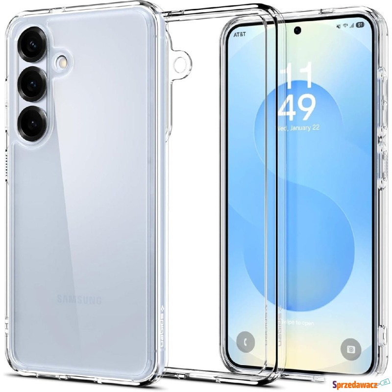 Etui Spigen Ultra Hybrid do Galaxy S25, przezroczyste - Etui na smartfony - Bieruń