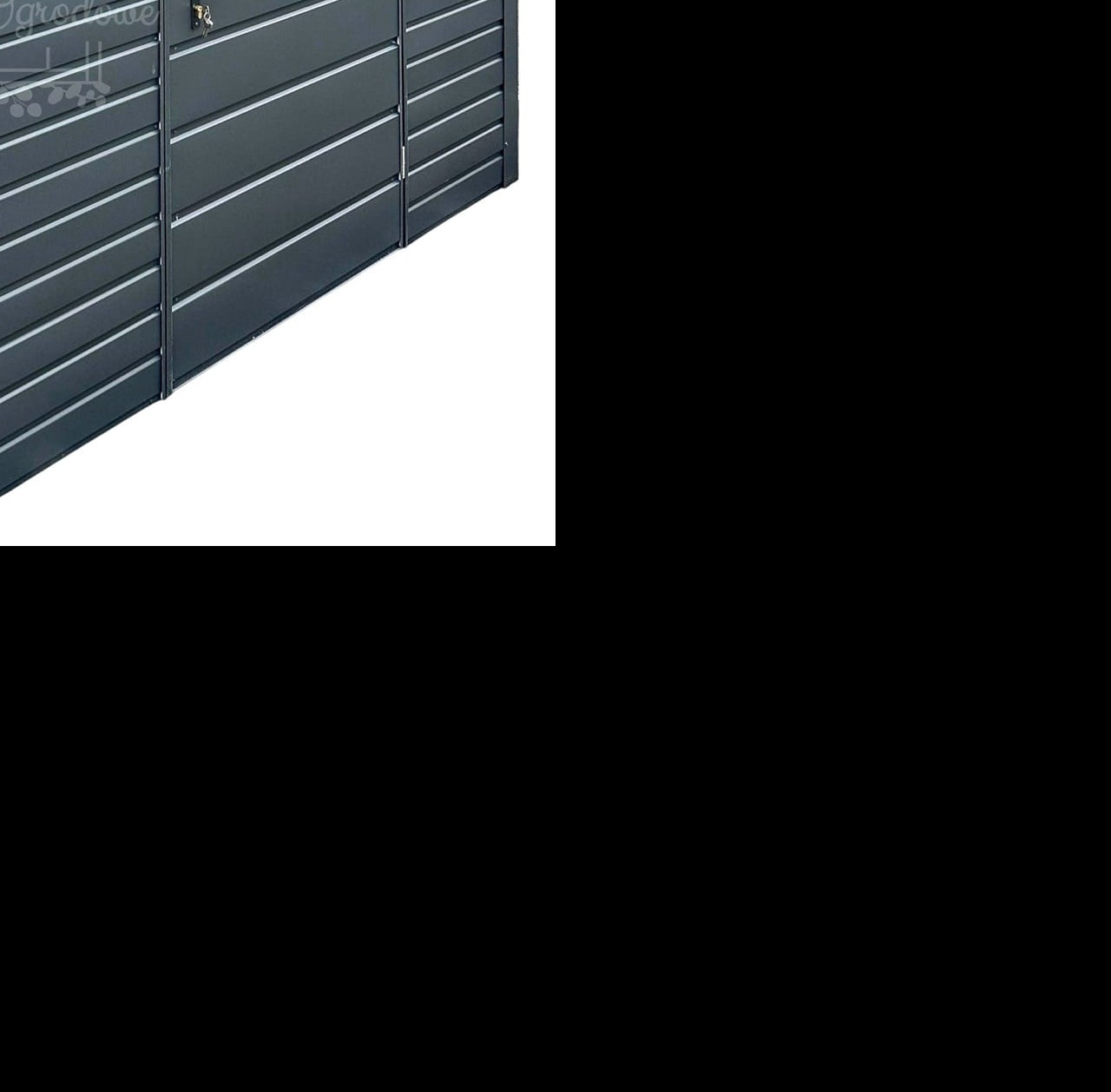 Schowek domek ogrodowy 2x2m - drzwi...