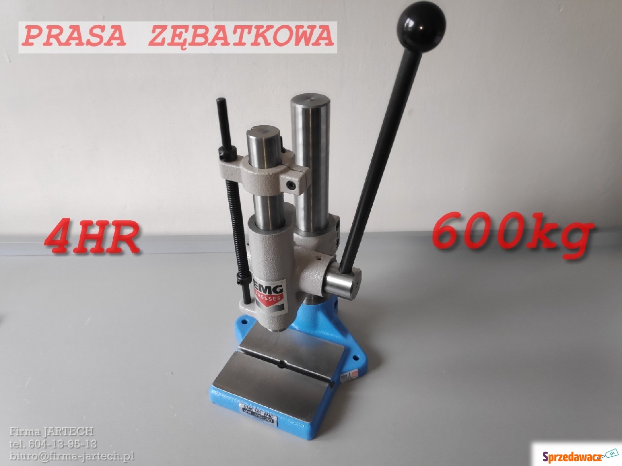 Prasa ręczna zębatkowa 4HR 600kg