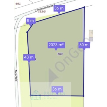 Działka budowlana Radomsko sprzedam, pow. 1000 m2  (10a) - zdjęcie 6