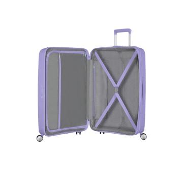 Walizka American tourister Soundbox 67cm powiększana Lavender