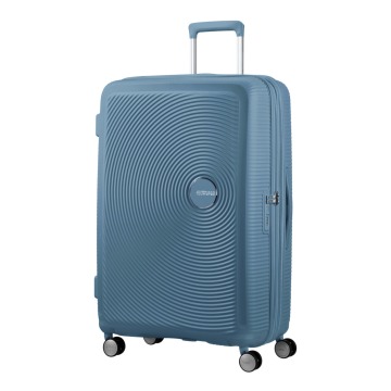 Walizka American tourister Soundbox 77cm powiększana Stone Blue