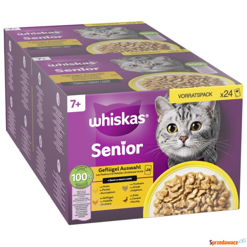 Pakiet mieszany Whiskas Senior, saszetki, 48 x... - Karmy dla kotów - Elbląg