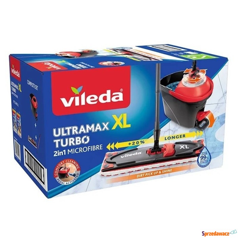Mop tradycyjny Vileda Ultramax Turbo XL czarny - Mopy, wiadra - Białystok