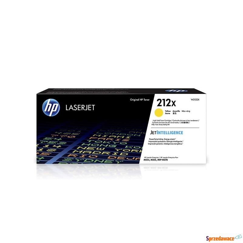 Oryginalny toner HP 212X XL żó...
