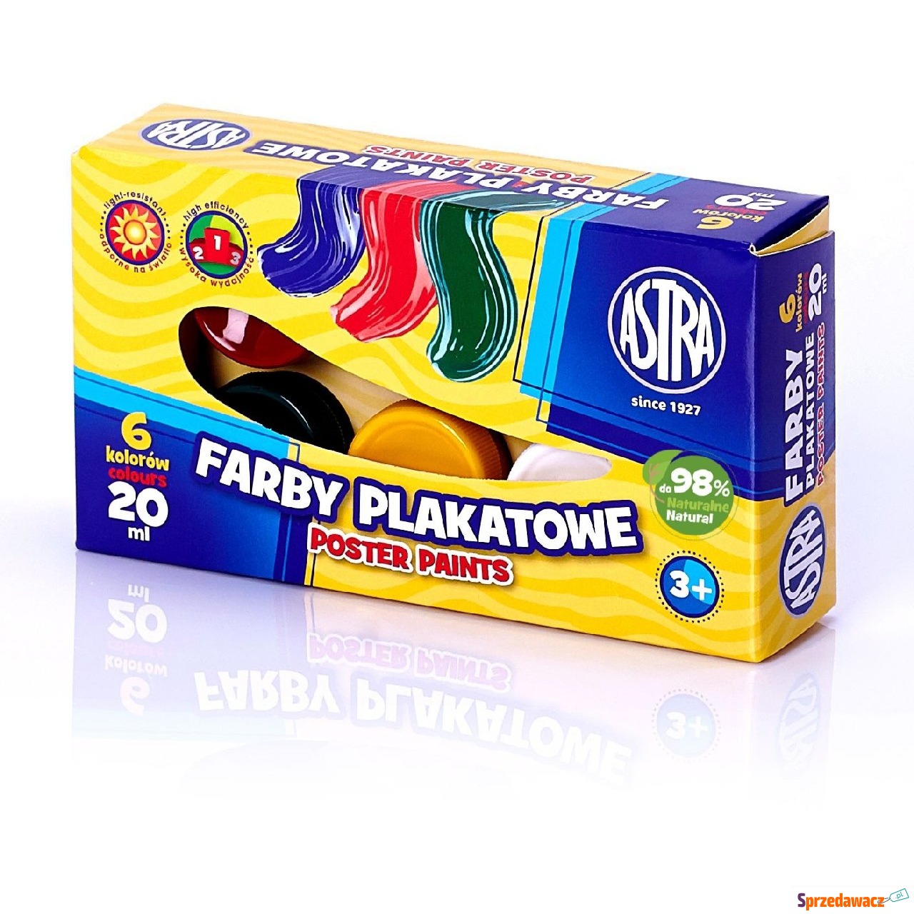 Farby plakatowe Astra 6 kol 20ml
