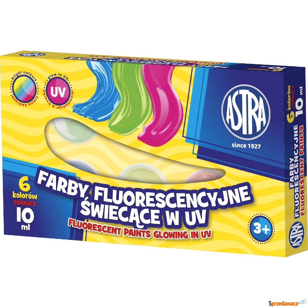 Farby plakatowe Astra 6 kolor 10ml...